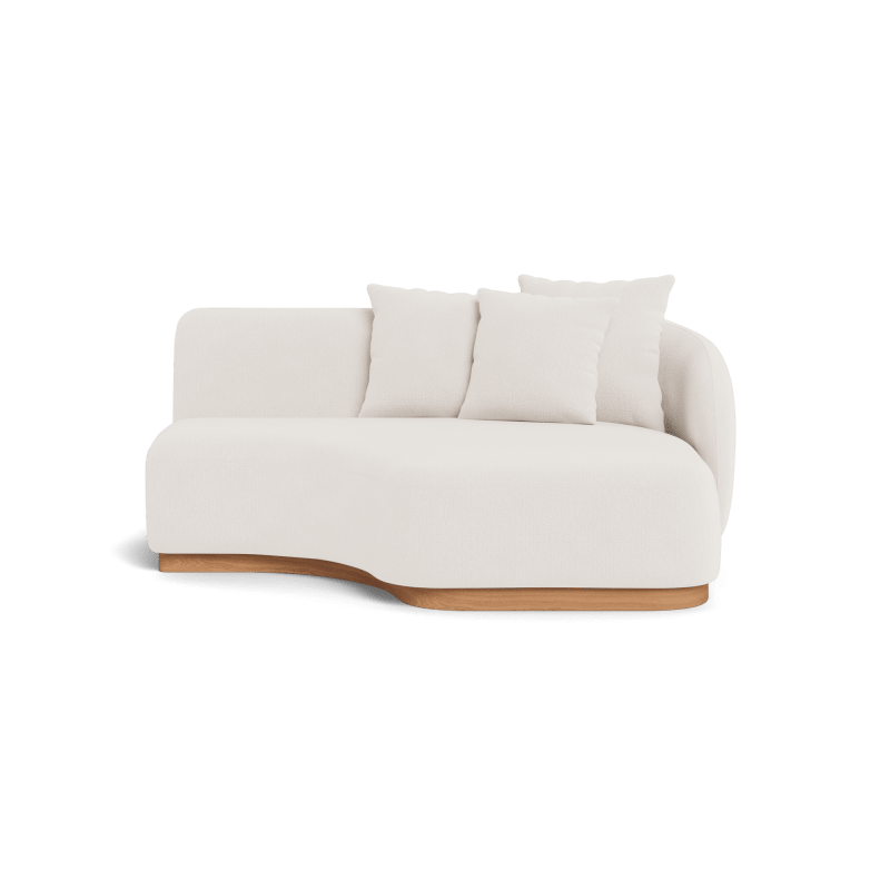 Como Curved Chaise Right