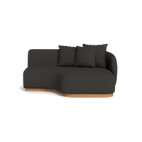 Como Curved Chaise Right