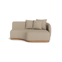 Como Curved Chaise Right