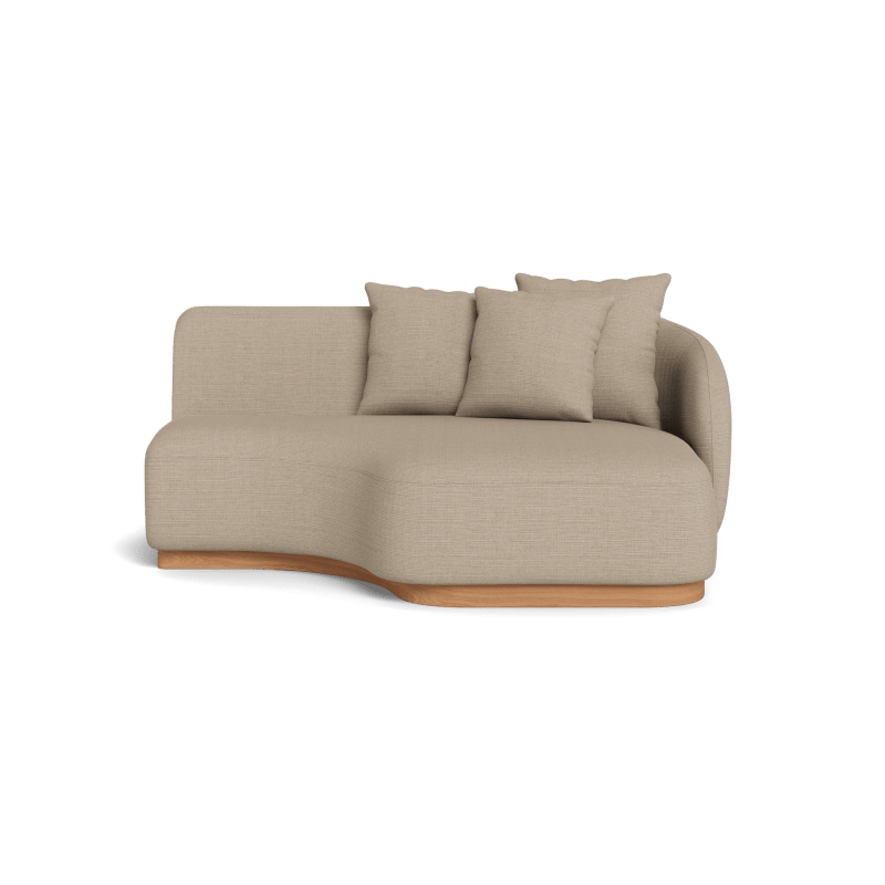 Como Curved Chaise Right