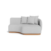 Como Curved Chaise Right