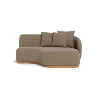Como Curved Chaise Right