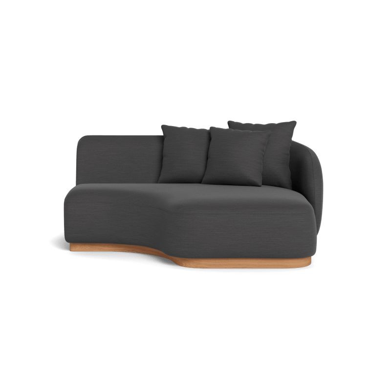 Como Curved Chaise Right