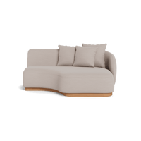 Como Curved Chaise Right