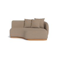 Como Curved Chaise Right