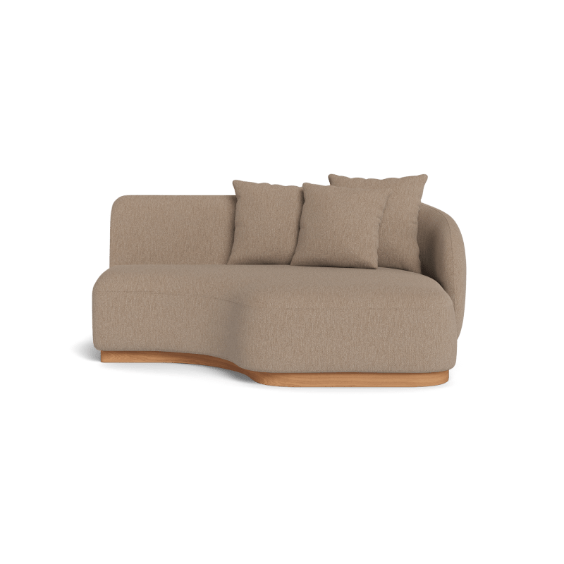 Como Curved Chaise Right