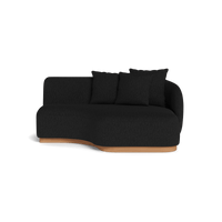 Como Curved Chaise Right