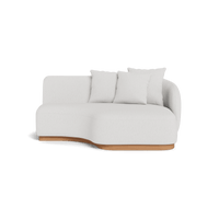 Como Curved Chaise Right