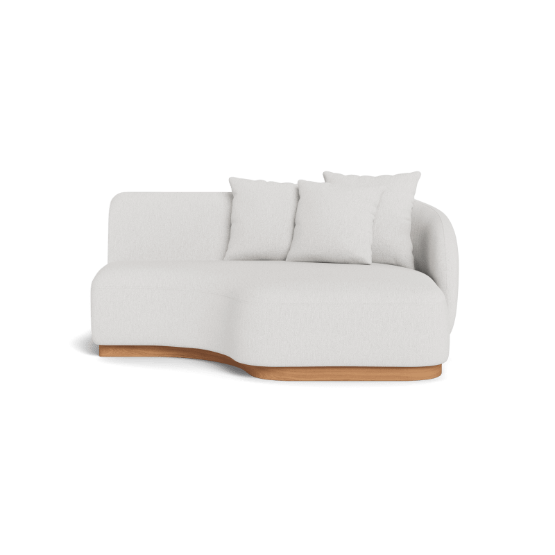 Como Curved Chaise Right