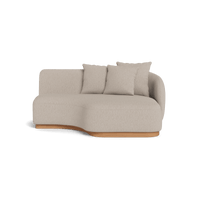Como Curved Chaise Right