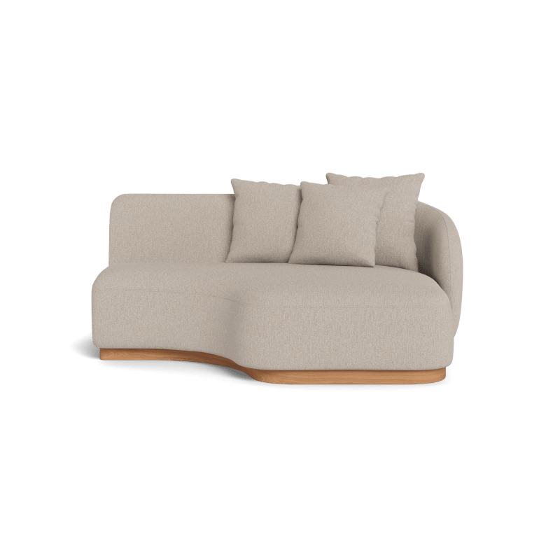 Como Curved Chaise Right