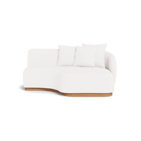 Como Curved Chaise Right