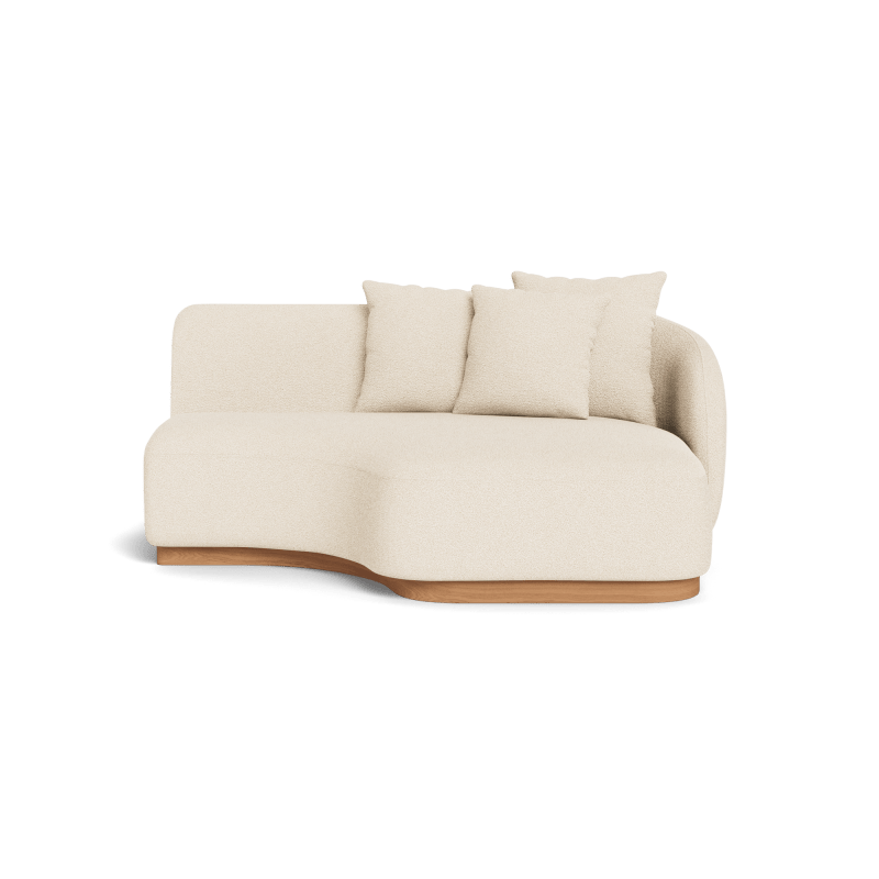 Como Curved Chaise Right