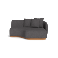 Como Curved Chaise Right