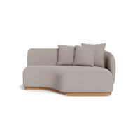 Como Curved Chaise Right