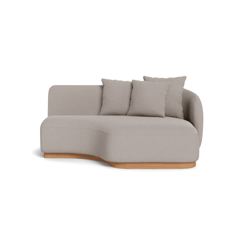 Como Curved Chaise Right