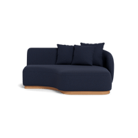 Como Curved Chaise Right