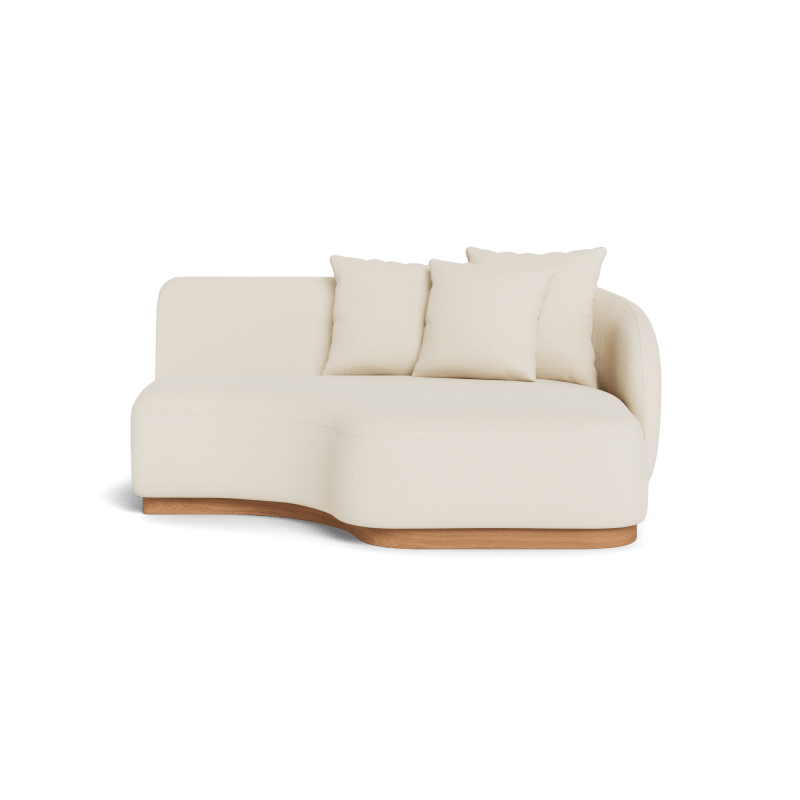 Como Curved Chaise Right