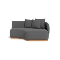 Como Curved Chaise Right