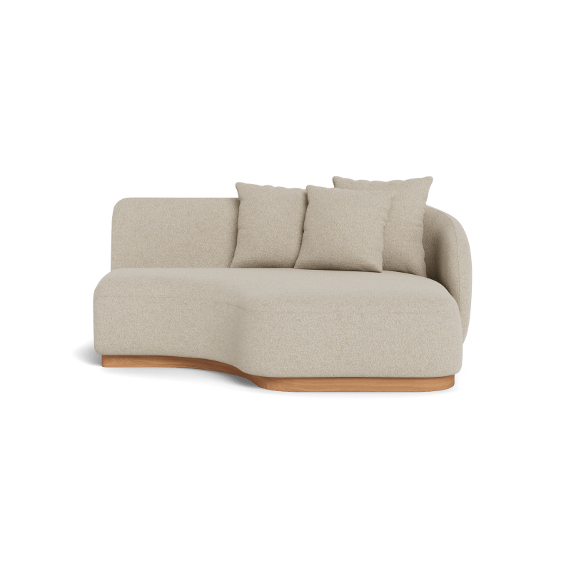 Como Curved Chaise Right