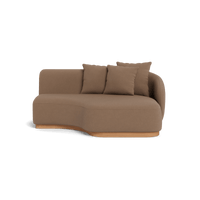 Como Curved Chaise Right