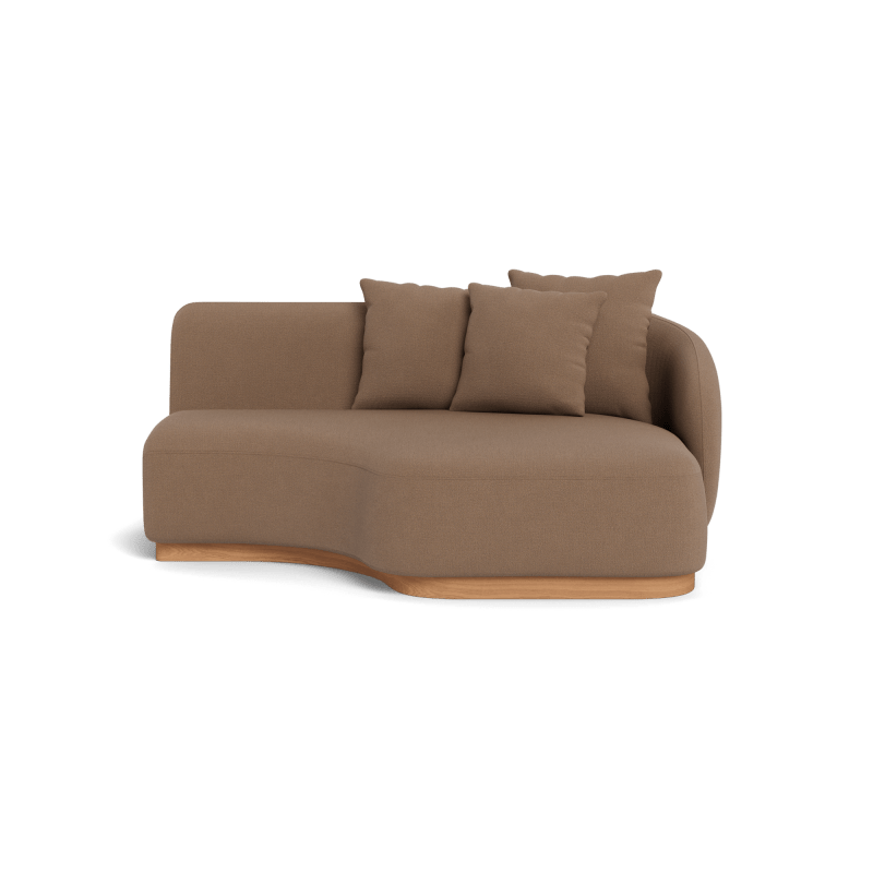 Como Curved Chaise Right