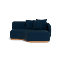 Como Curved Chaise Right