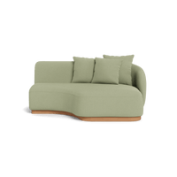Como Curved Chaise Right