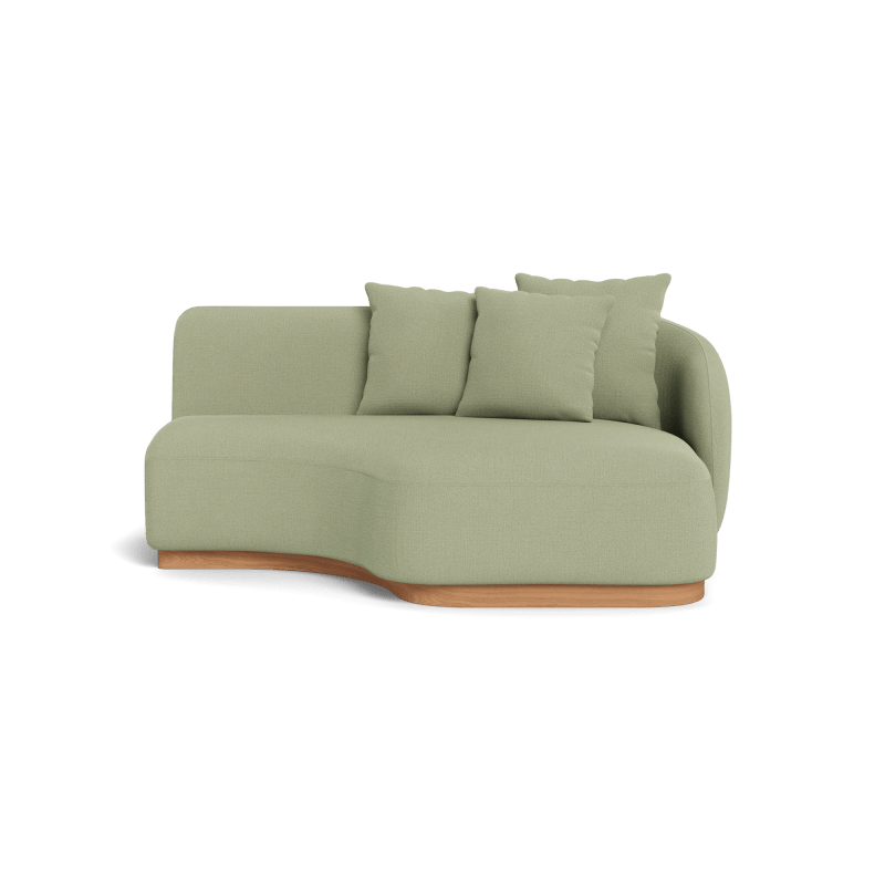 Como Curved Chaise Right