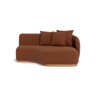 Como Curved Chaise Right