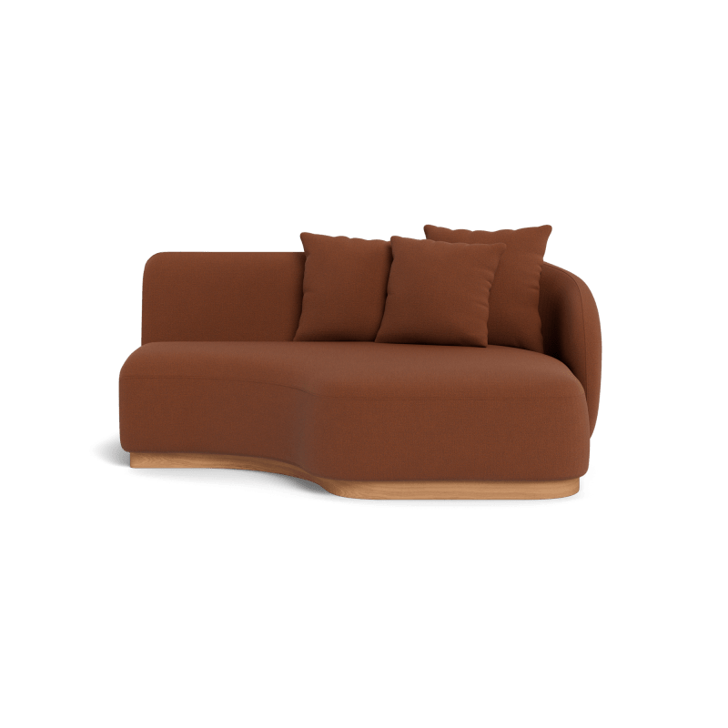 Como Curved Chaise Right