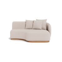 Como Curved Chaise Right