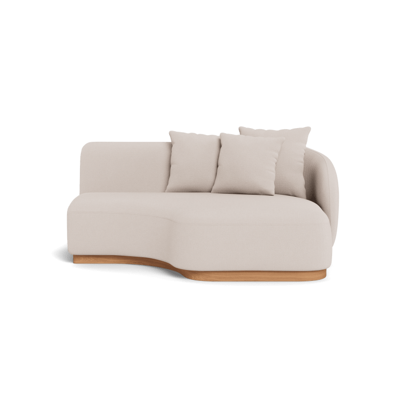 Como Curved Chaise Right