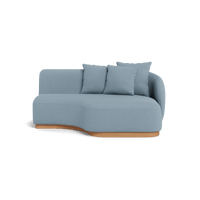 Como Curved Chaise Right