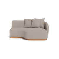 Como Curved Chaise Right