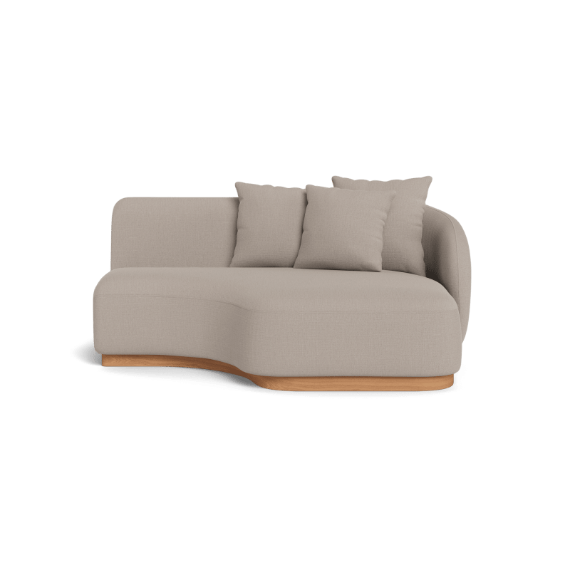 Como Curved Chaise Right