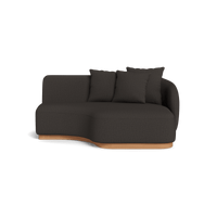 Como Curved Chaise Right