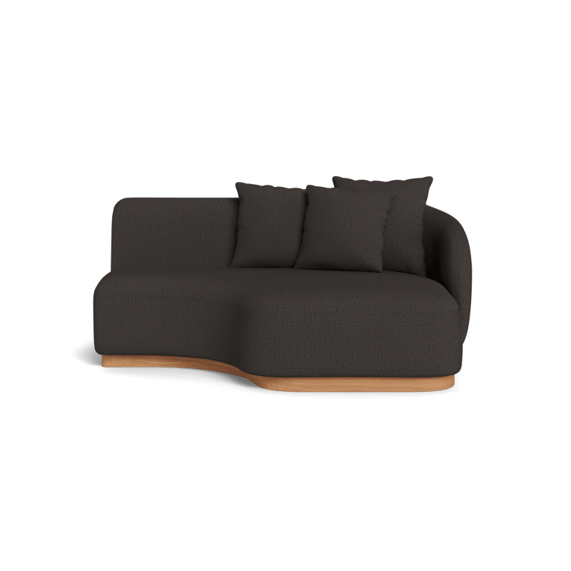 Como Curved Chaise Right