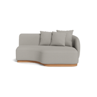 Como Curved Chaise Right