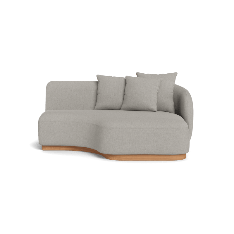 Como Curved Chaise Right