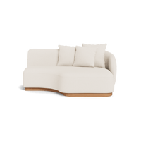 Como Curved Chaise Right