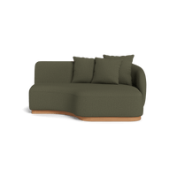 Como Curved Chaise Right