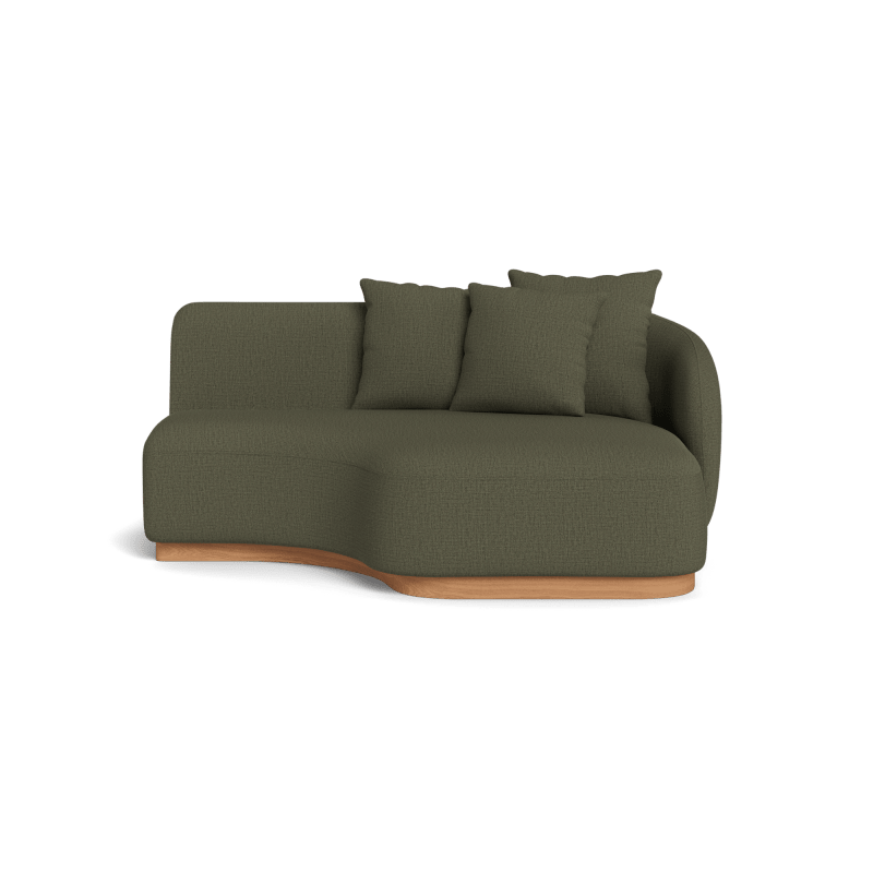 Como Curved Chaise Right