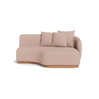 Como Curved Chaise Right