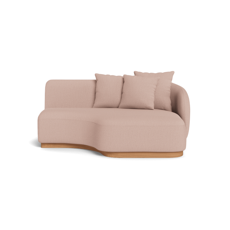 Como Curved Chaise Right
