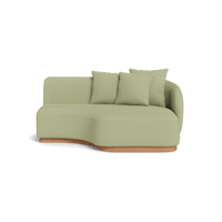 Como Curved Chaise Right