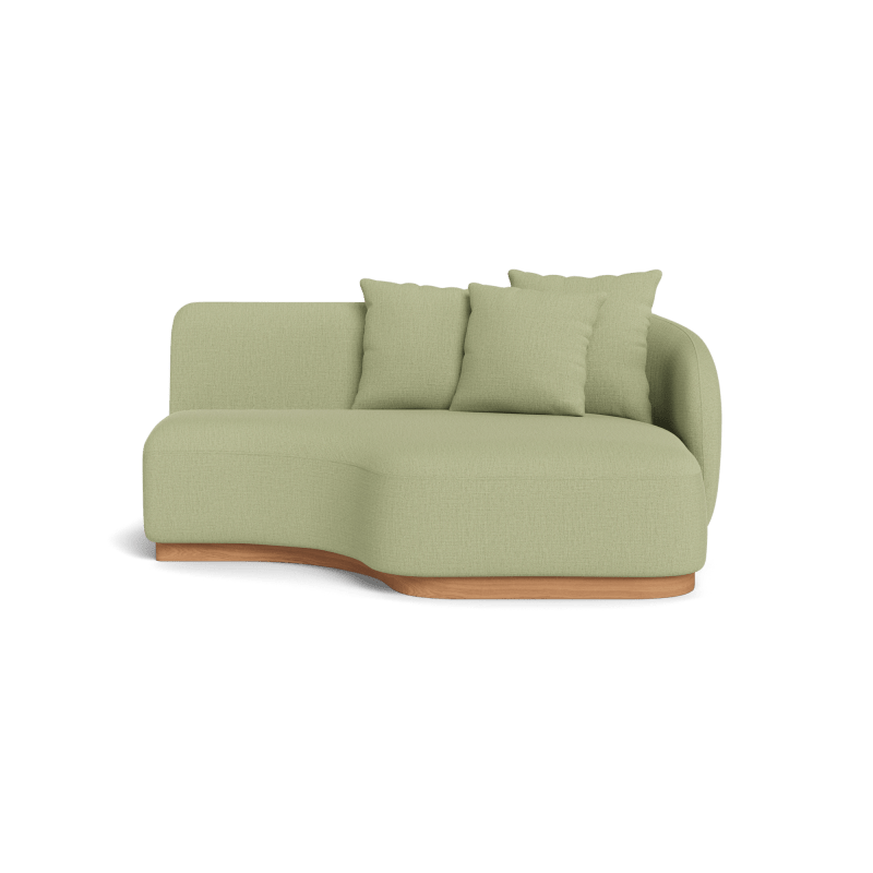 Como Curved Chaise Right
