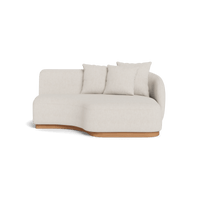 Como Curved Chaise Right
