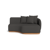 Como Curved Chaise Right