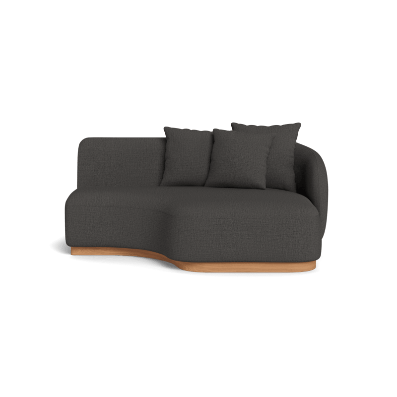 Como Curved Chaise Right